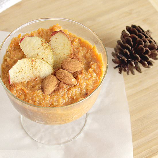 Fluffy Carrot-Apple Pudding - Recipe photo by NoSecretIngredient