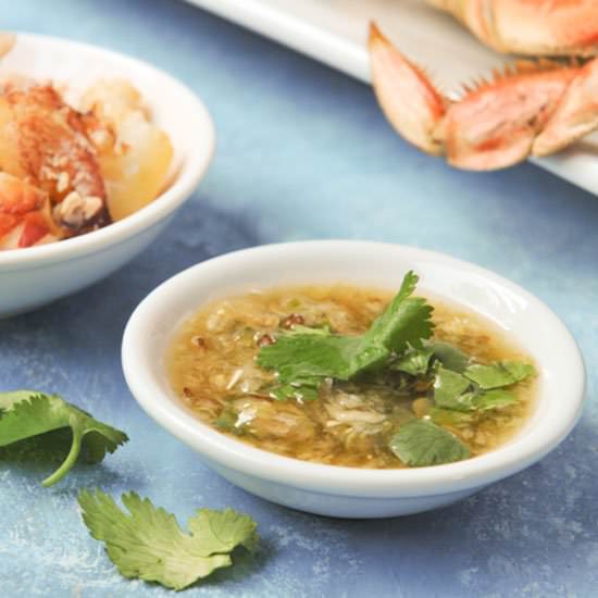 Crab with Seafood Dipping Sauce - Recipe photo by rachelcooksthai