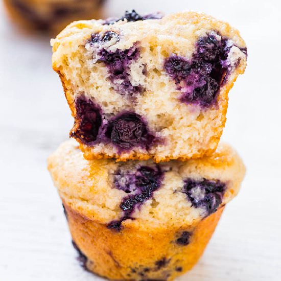 Soft & Moist Blueberry Muffins - Recipe photo by Averie