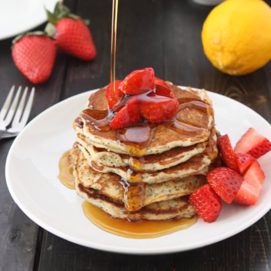 Lemon Poppyseed Pancakes - Recipe photo by thekitchenpaper