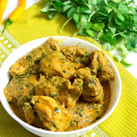 Methi Chicken - Recipe photo by Priyanka DK