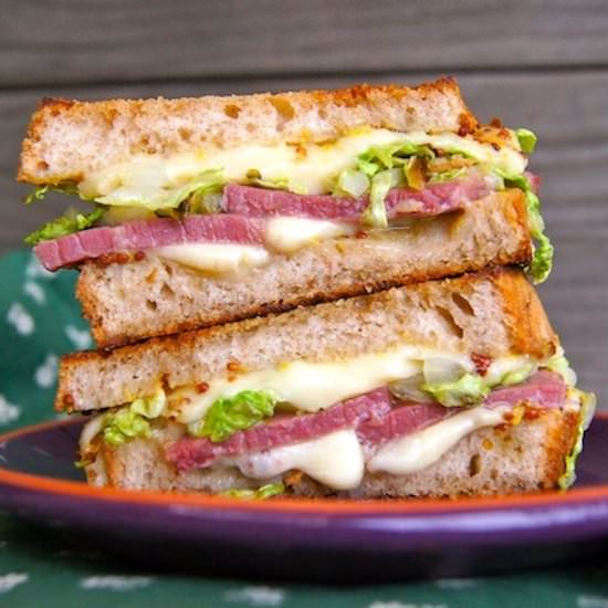 Corned Beef Grilled Cheese - Recipe photo by cookingontheweekends