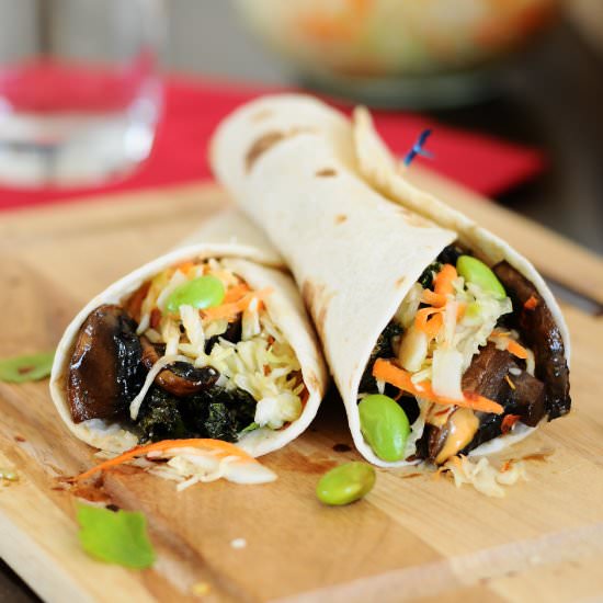 Asian Fusion Veggie Tacos - Recipe photo by theminiaturemoose