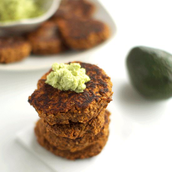 Sweet Potato and Black Bean Cakes - Recipe photo by LSFoster2