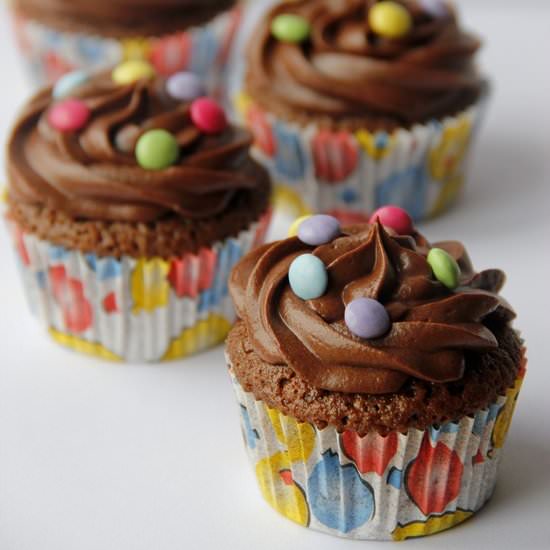 Yummy chocolate cupcakes - Recipe photo by Montka