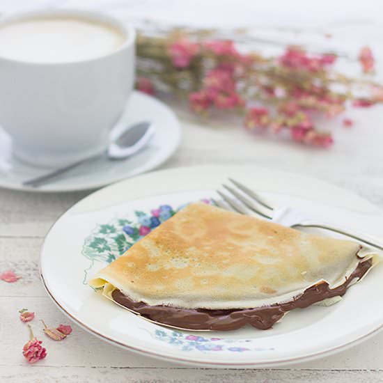 Easy Nutella Crepes - Recipe photo by brighteyedbaker