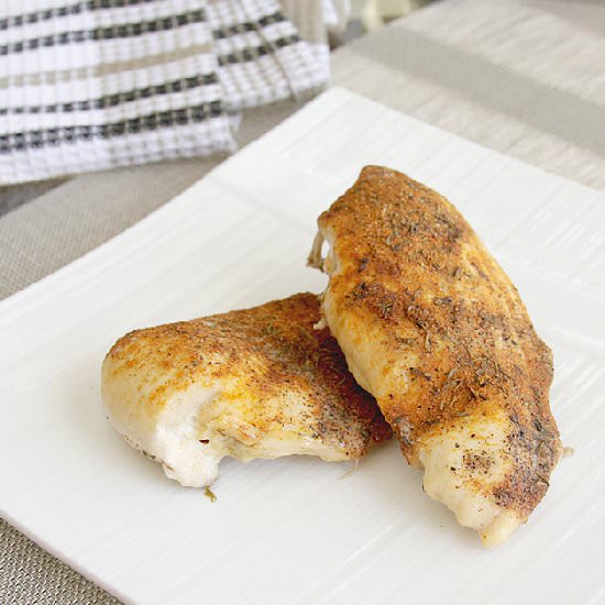 Slowcooker Jerked Chicken - Recipe photo by NoSecretIngredient