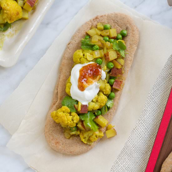 Indian Burritos with Cauliflower - Recipe photo by aidamollenkamp