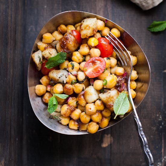 Chickpea Chaat - Recipe photo by sinfullyspicy