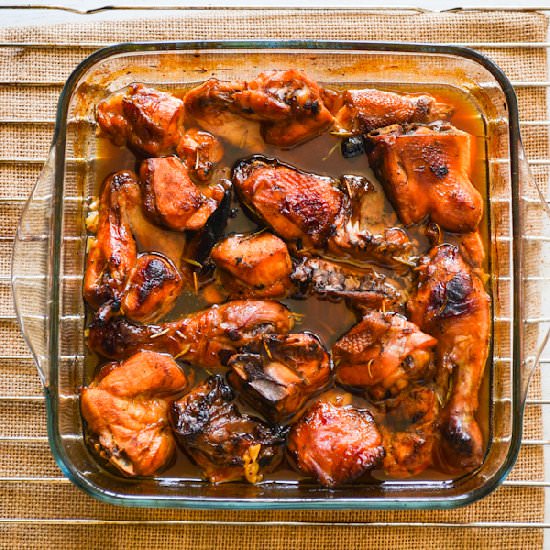 Honey Rosemary Chicken - Recipe photo by onechoppingboard