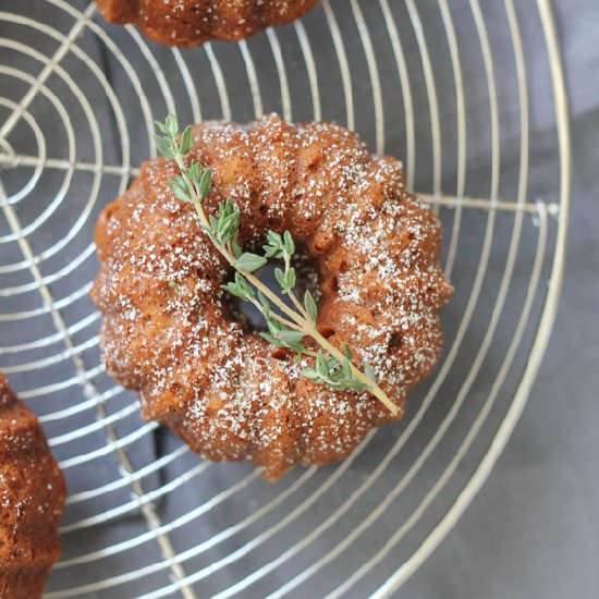 Orange Cardamom Mini Bundt Cakes - Recipe photo by Hip Foodie Mom
