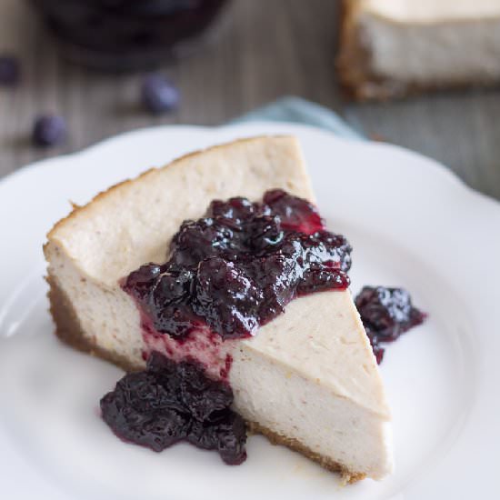 Vegan Lemon Ricotta Cheesecake - Recipe photo by thestylistquo