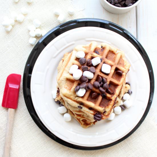 Gluten Free S'Mores Waffles - Recipe photo by Whitney Bond