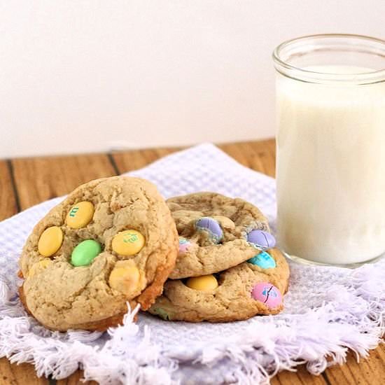 Big, Soft {Easter} M&M Cookies - Recipe photo by lcrowther