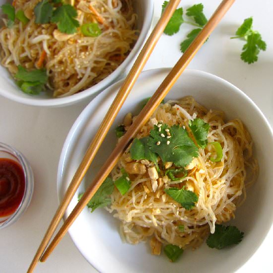 Kelp Noodle Pad Thai - Recipe photo by letsregale
