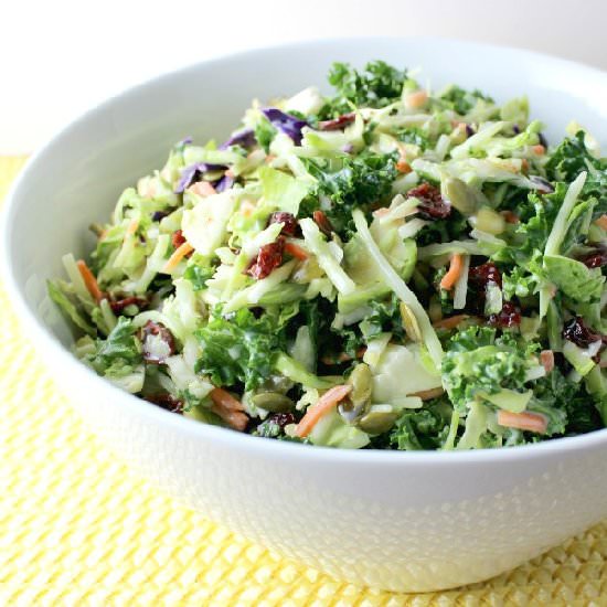 Broccoli, Kale & Brussels Sprouts - Recipe photo by ReneesKitchenAdventures