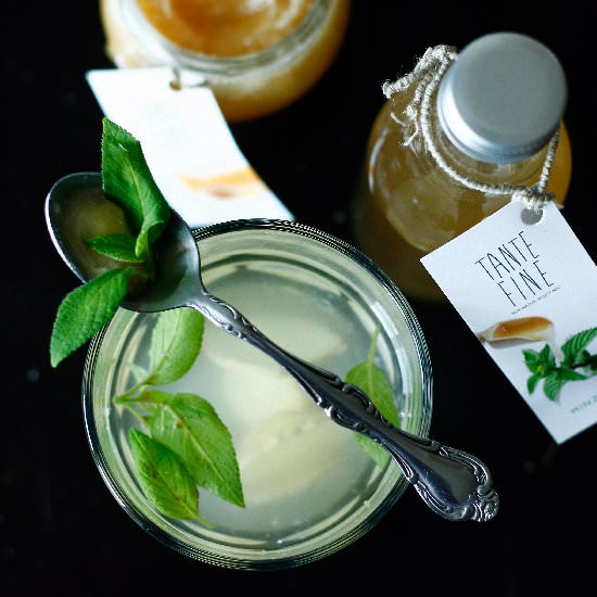 Honey Mint Tea - Recipe photo by transglobalpanparty