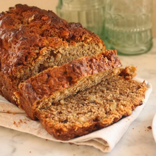 Brown Butter Roasted Banana Bread - Recipe photo by aprilameila