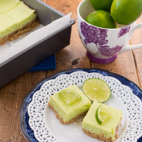 Key Lime Pie Squares - Recipe photo by littlespicejar