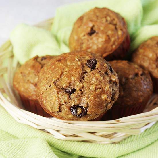 Healthy Banana Oat Muffins - Recipe photo by swasthfreak