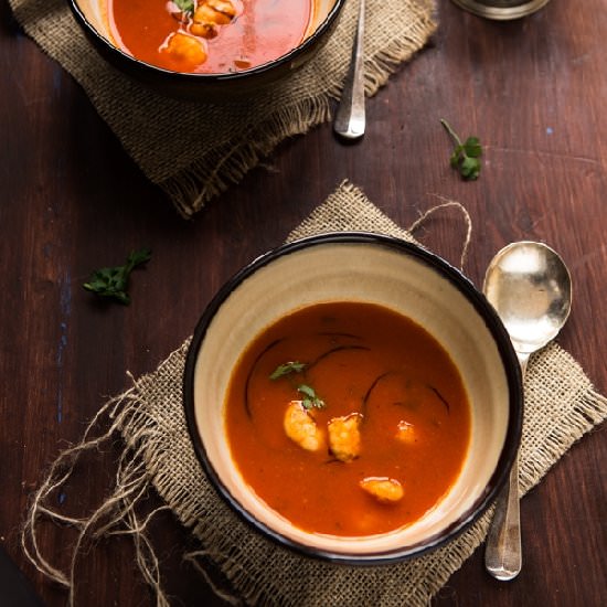 Roasted Red Pepper and Garlic Soup - Recipe photo by Multiculti
