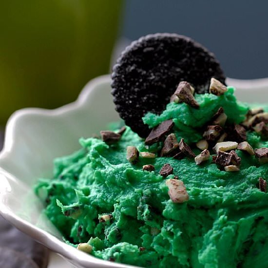 Shamrockin’ Cheesecake Dip - Recipe photo by TheKitchenWhisperer
