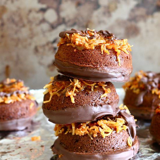 Chocolate Samoa Donuts - Recipe photo by Confectionary Tales