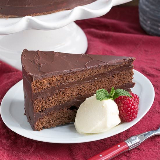 Mocha Brownie Cake - Recipe photo by thatskinnychickcanbake