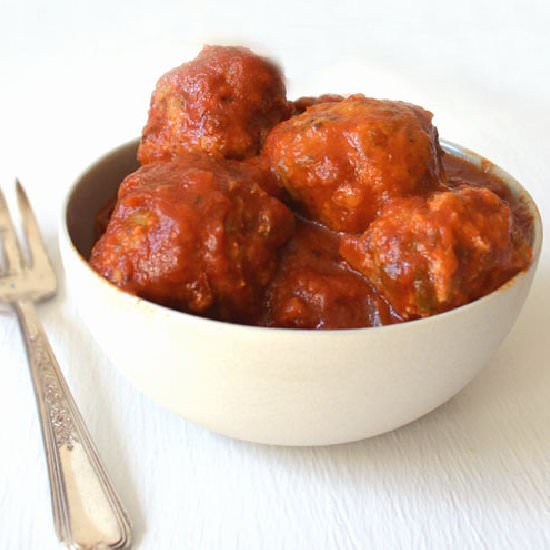 Mini Turkey Meatballs - Recipe photo by vintage kitchen