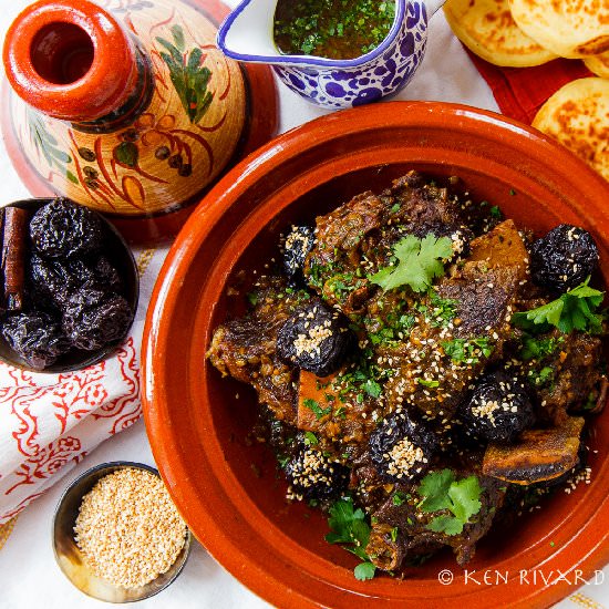 Moroccan Short Ribs with Prune - Recipe photo by The Garum Factory