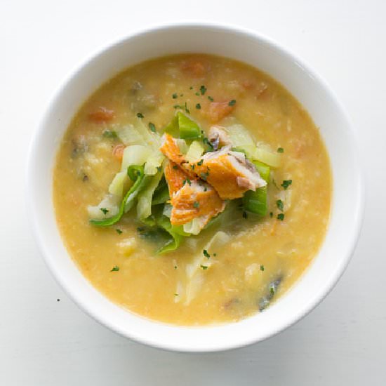 Leek and Potato Seafood Chowder - Recipe photo by samszho