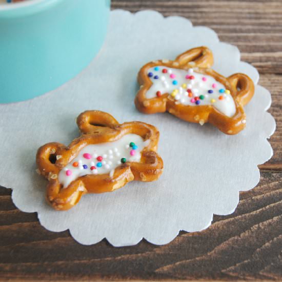 Chocolate Filled Bunny Pretzels - Recipe photo by shakentogether