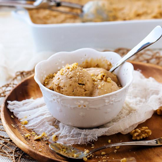 Biscoff Walnut Ice Cream - Recipe photo by foolproofliving.com