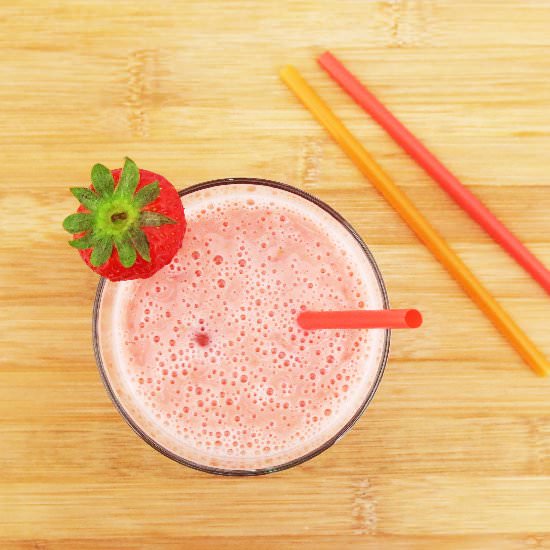 Strawberry&Banana Special Smoothie - Recipe photo by farinaisucre