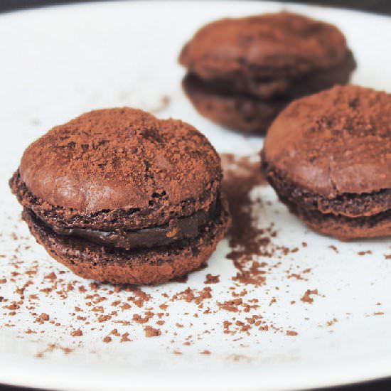 Chocolate Macarons - Recipe photo by yourstrulyg