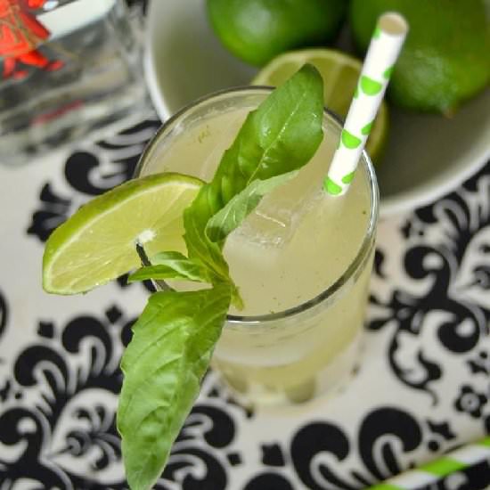 Basil Ginger Cooler - Recipe photo by Fair Robin Revival