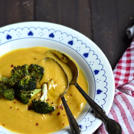Butternut Squash Lentil Soup - Recipe photo by Debjani