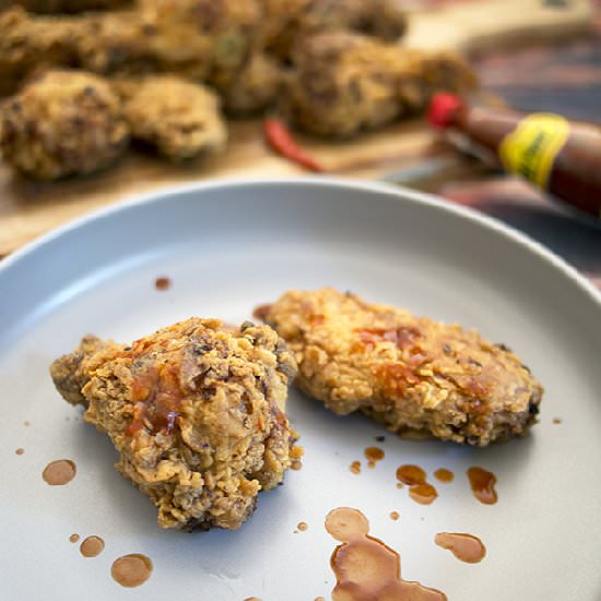Hot & Spicy Chicken Wings - Recipe photo by Belly Rumbles