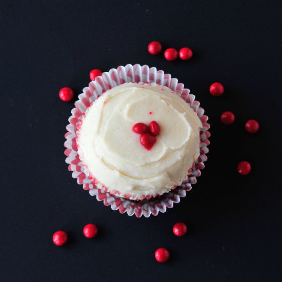 Spiked Red Velvet Cupcakes - Recipe photo by deflouredbaker