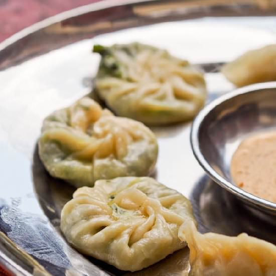 Spinach and Cheese Momos - Recipe photo by avocadopesto