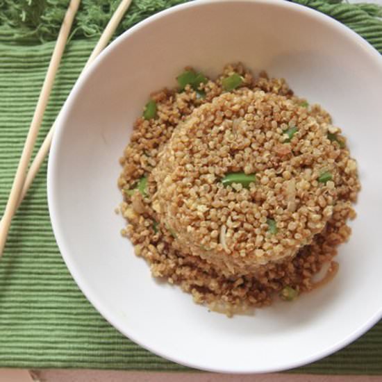 Quinoa Fried "Rice" - Recipe photo by The Skinny Pear