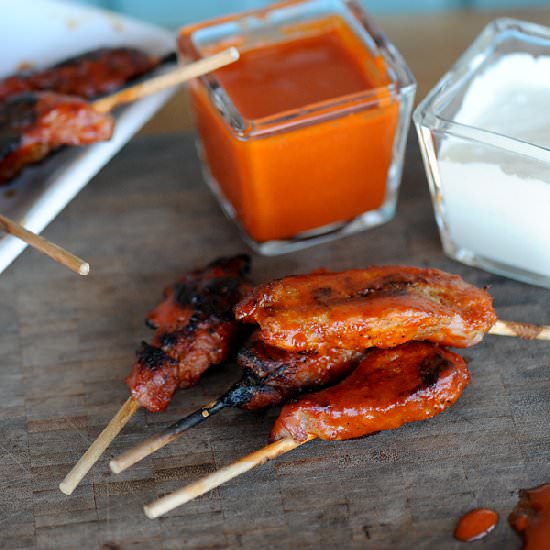 Buffalo Pig Wings - Recipe photo by Zestuous