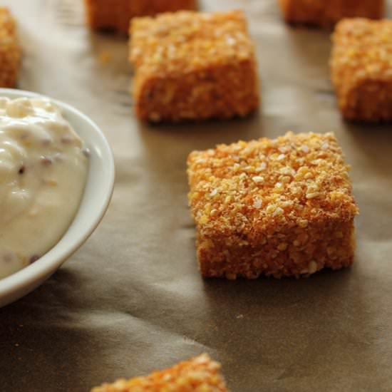 Tofu Nuggets - Recipe photo by HomeSkillet
