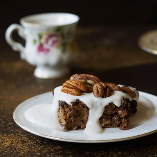 Vegan Oven Baked Pecan Pear Oat Pie - Recipe photo by A fashion model reveals her secrets