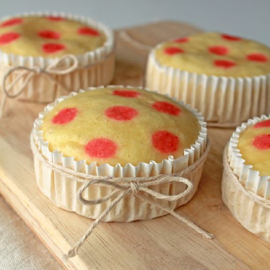 Polka Dots Steam Cupcake - Recipe photo by oh_sweet_day