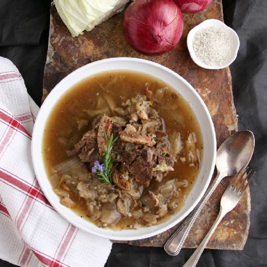 Bacon Cabbage Chuck Beef Stew - Recipe photo by thenourishedcaveman