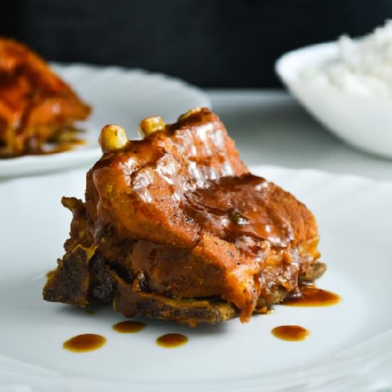 Hoisin-Braised Pork Short Ribs - Recipe photo by onechoppingboard