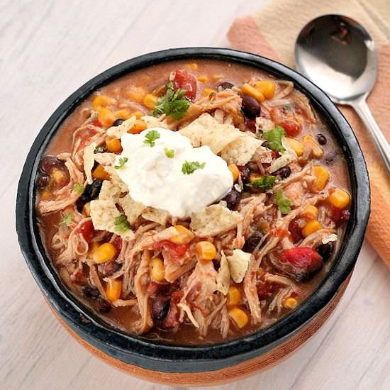 Creamy Chicken Tortilla Soup - Recipe photo by lcrowther