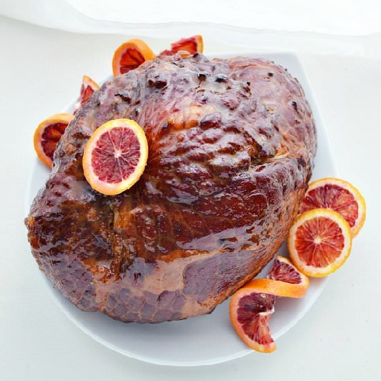 Blood Orange Glazed Ham - Recipe photo by therebelchick