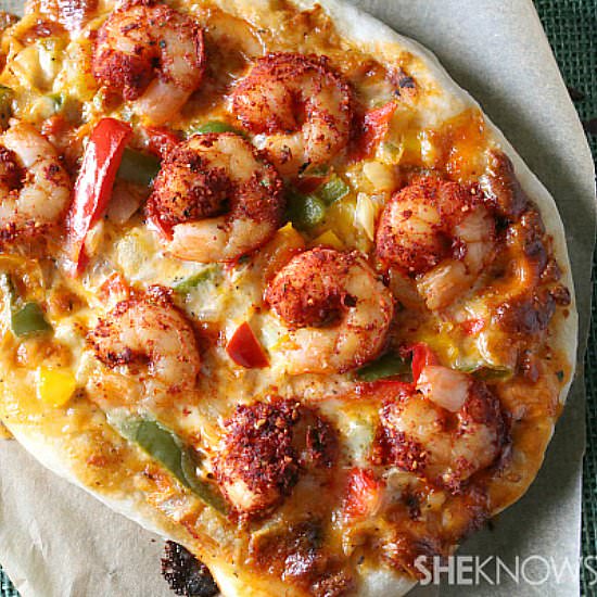 Cajun Shrimp Pizza - Recipe photo by SheKnows Food Editor
